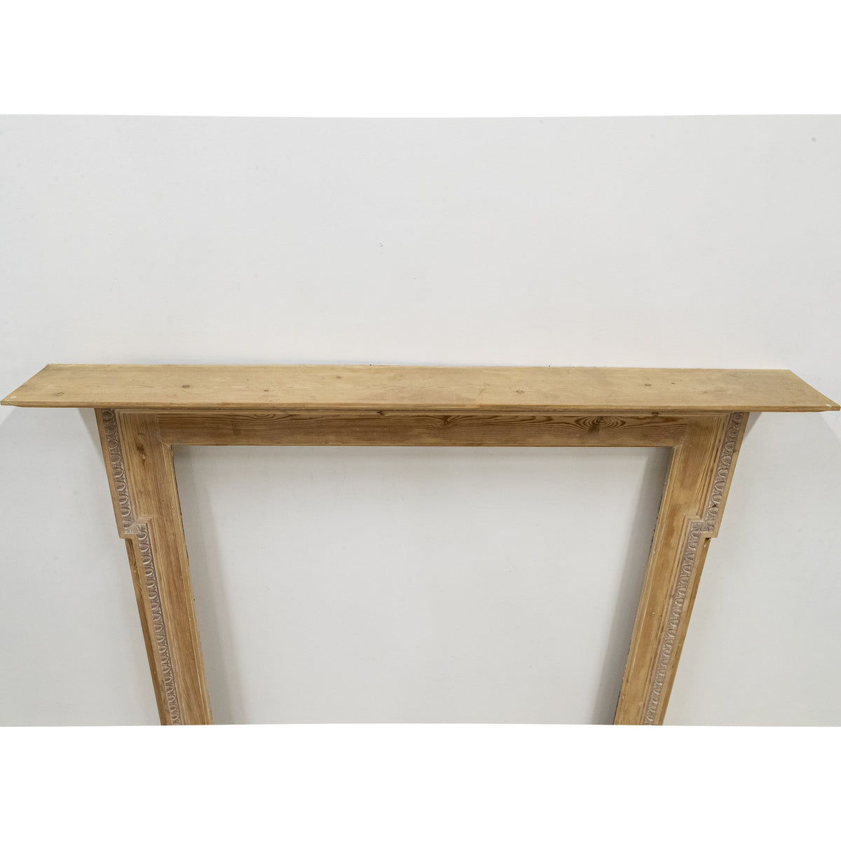 Antique Georgian Pine Fireplace Surround with Gesso Details | The Architectural Forum