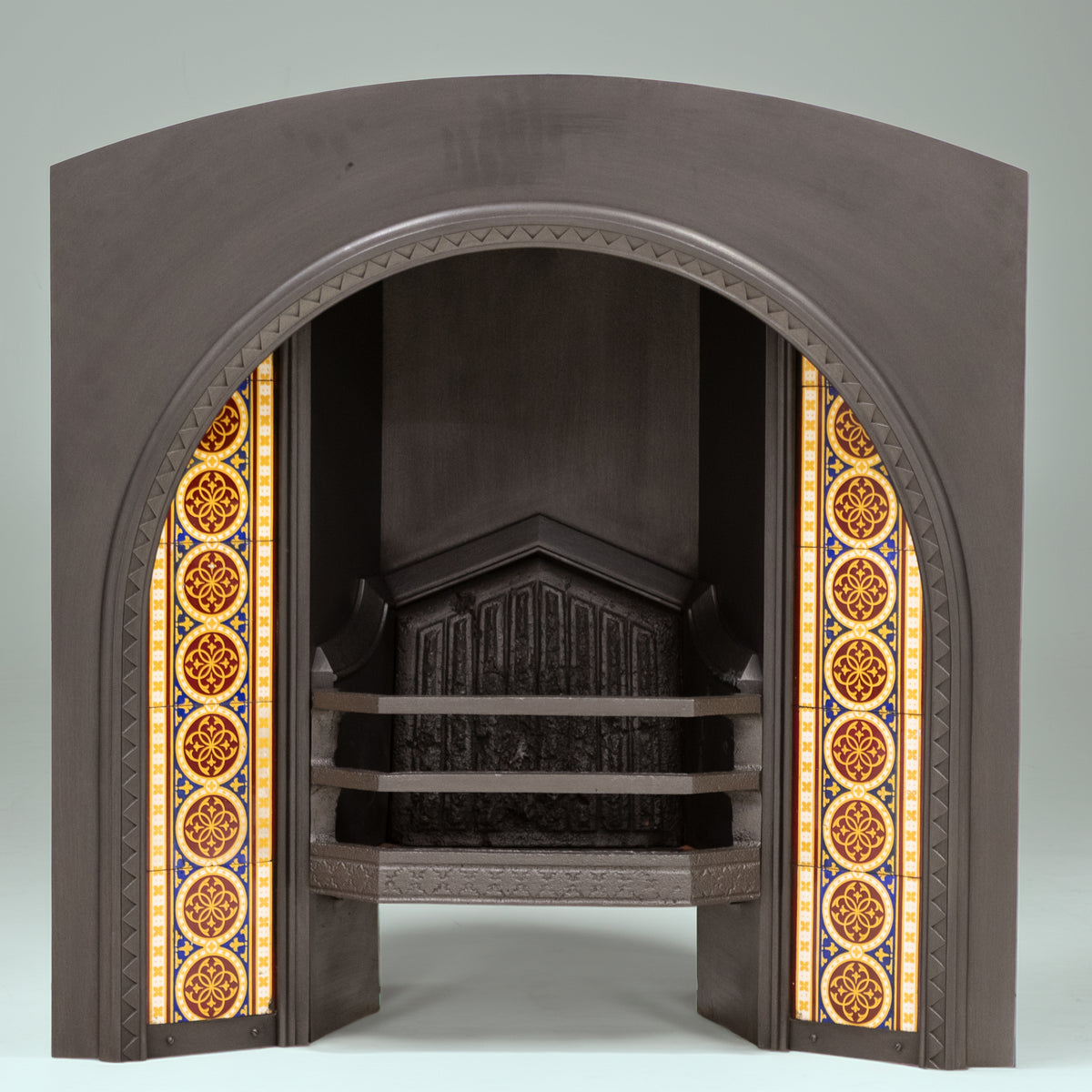 Rare Victorian Arched Tiled Insert with Minton Tiles | The Architectural Forum