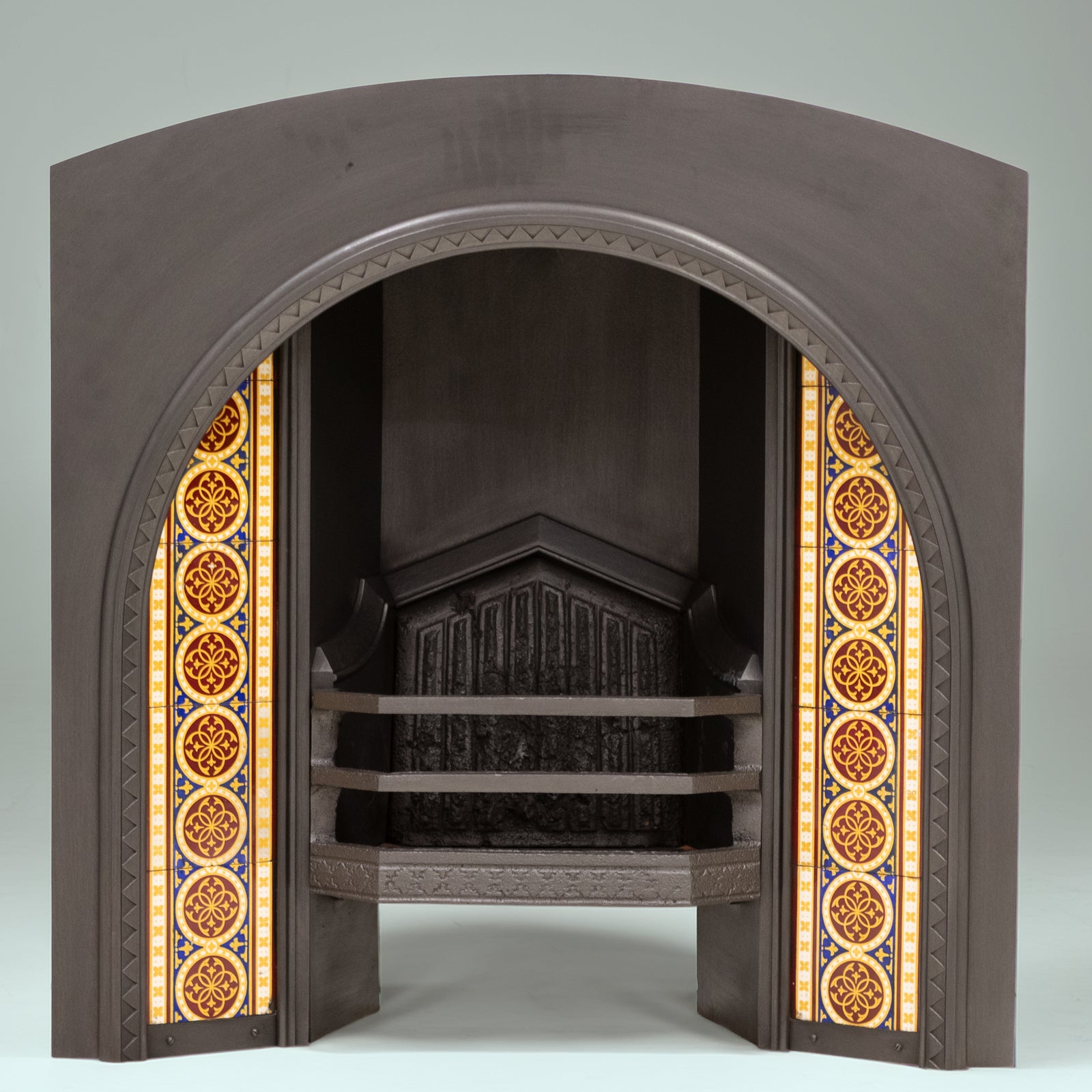Rare Victorian Arched Tiled Insert with Minton Tiles | The Architectural Forum