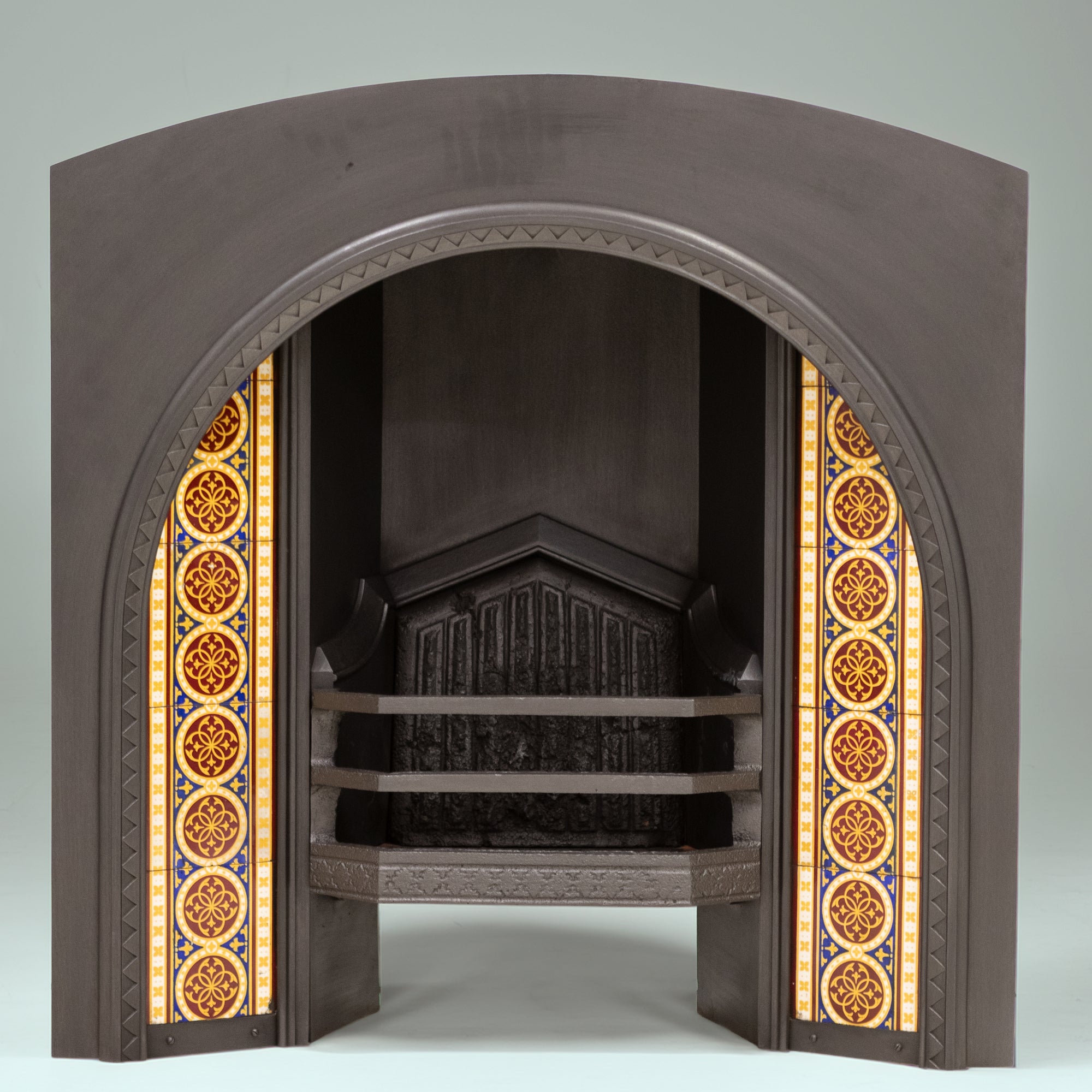 Rare Victorian Arched Tiled Insert with Minton Tiles | The Architectural Forum