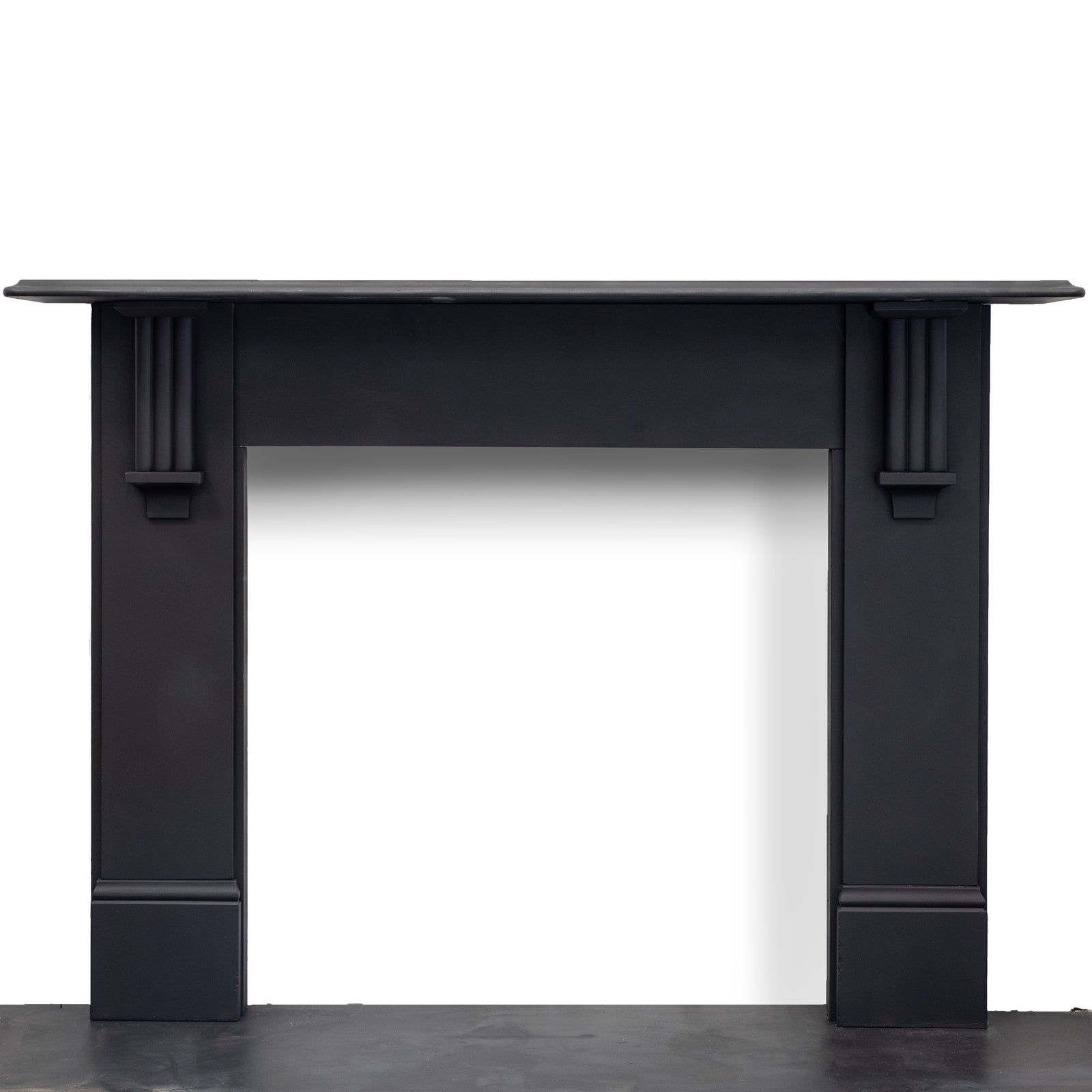 Antique Victorian Slate Fireplace Surround With Corbels | The Architectural Forum