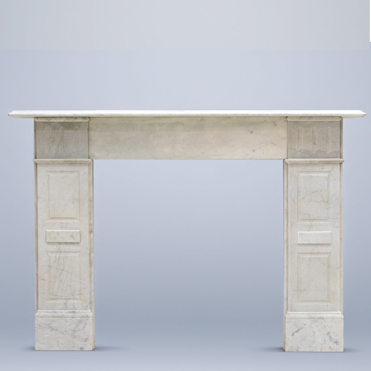 Antique Carrara Marble Fireplace Surround | The Architectural Forum