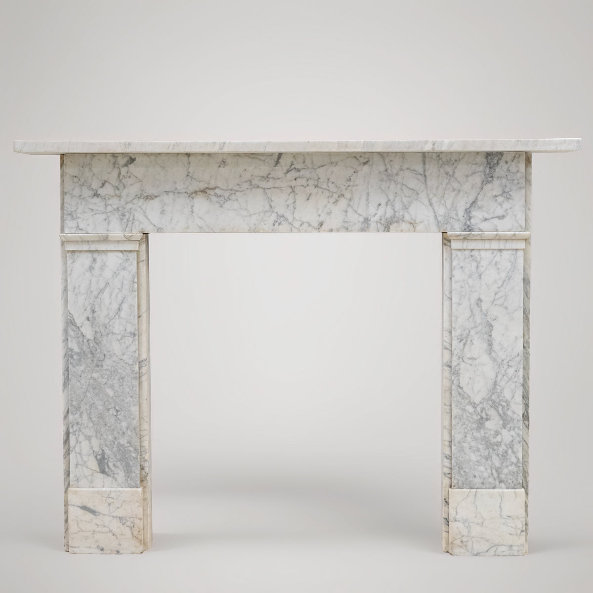 Antique Carrara Marble Late Georgian Fireplace Surround | The Architectural Forum