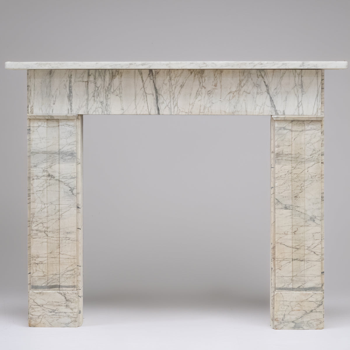 Antique Carrara Marble Late Georgian Fireplace Surround | The Architectural Forum