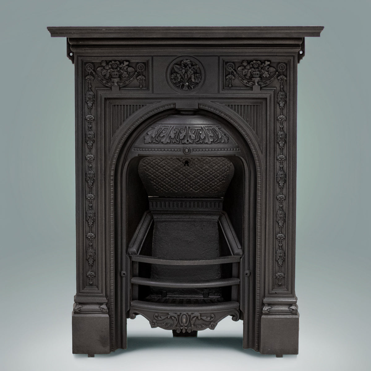 Antique Cast Iron Combination Fireplace | The Architectural Forum