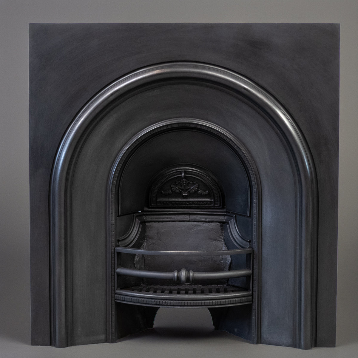 Antique Cast Iron Arched Fireplace Insert