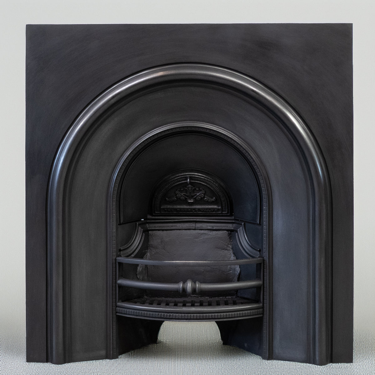 Antique Cast Iron Arched Fireplace Insert