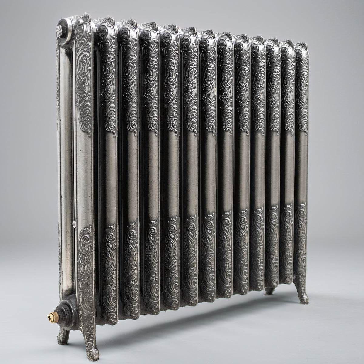 Antique Decorative Cast Iron Two Column Radiator (96cm T x 110cm L)