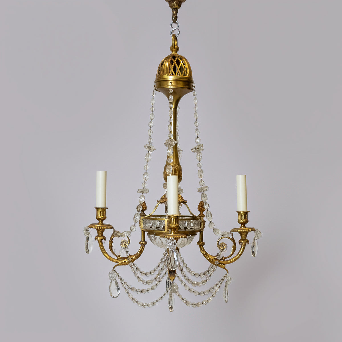 Antique French Crystal Chandelier | The Architectural Forum
