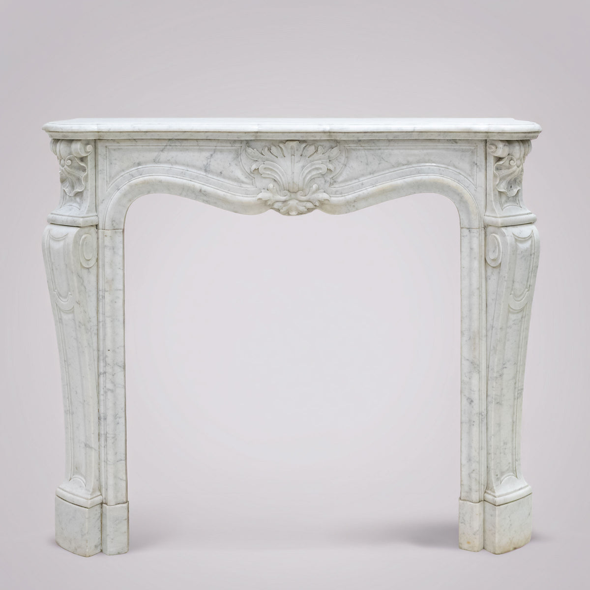 Antique French Style Marble Fireplace Surround | The Architectural Forum