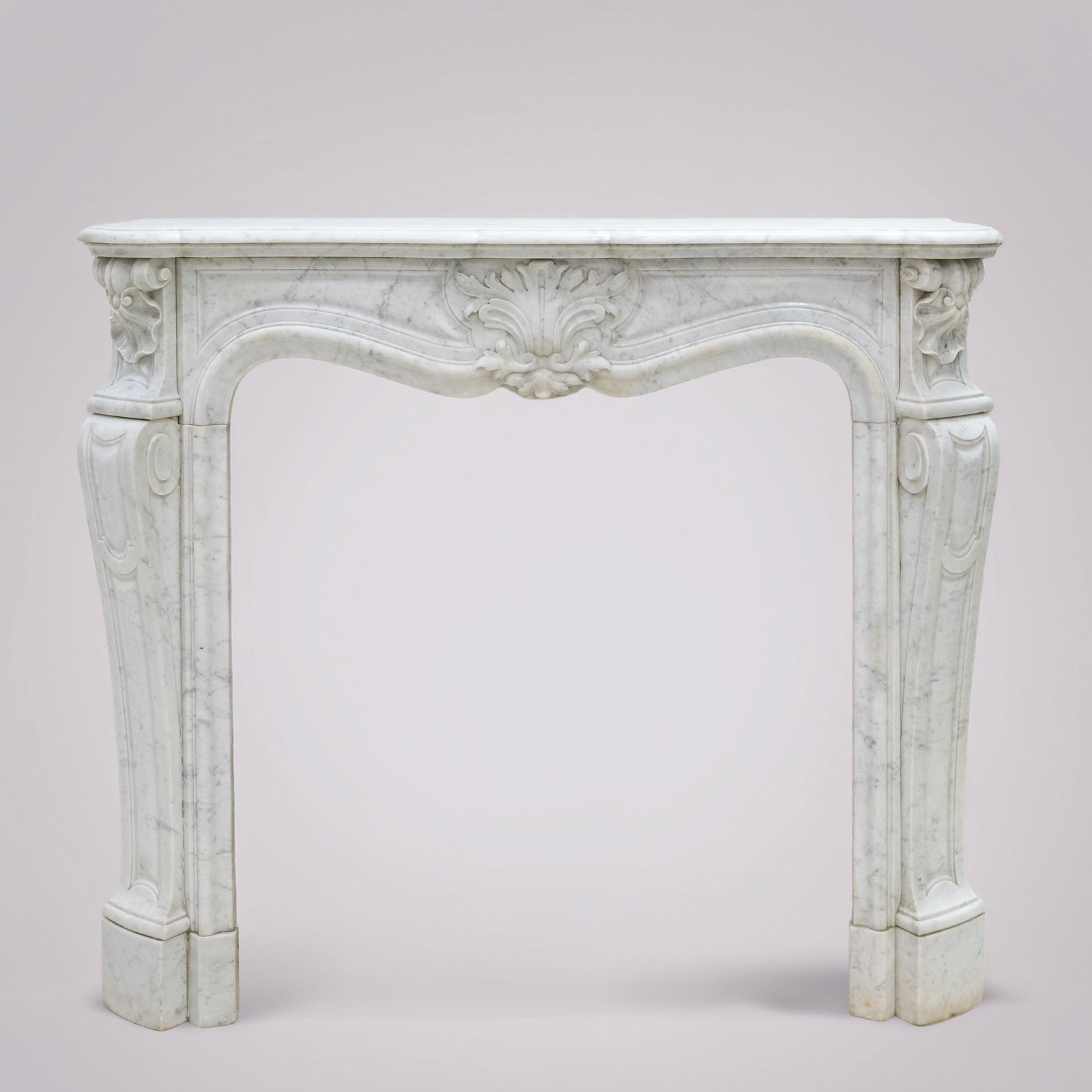Antique French Style Marble Fireplace Surround | The Architectural Forum