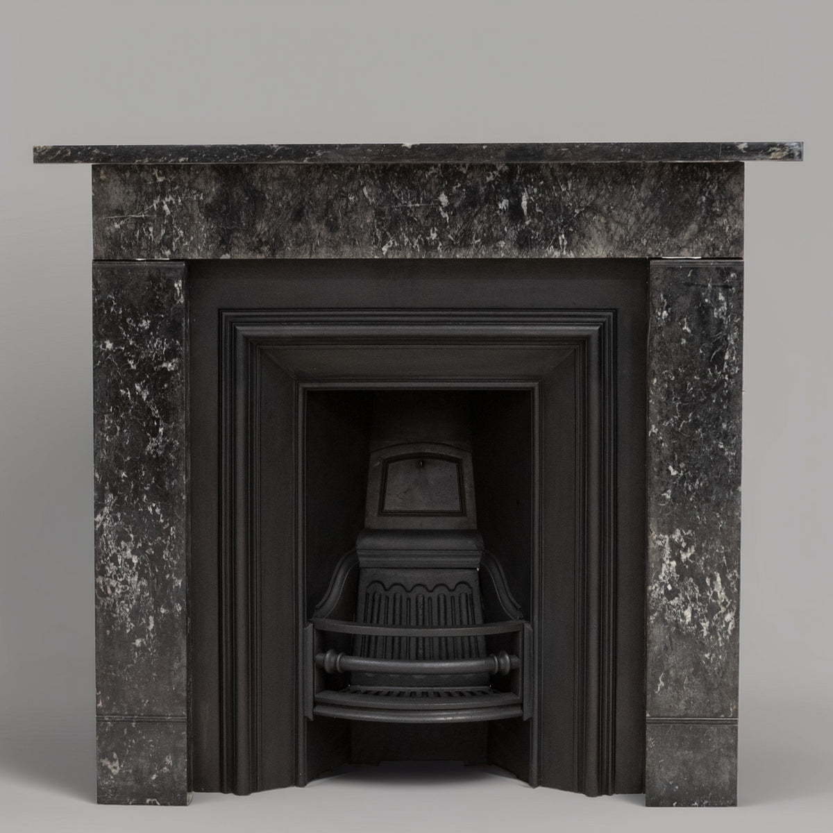 Antique Georgian Kilkenny Marble Fire Surround & Insert