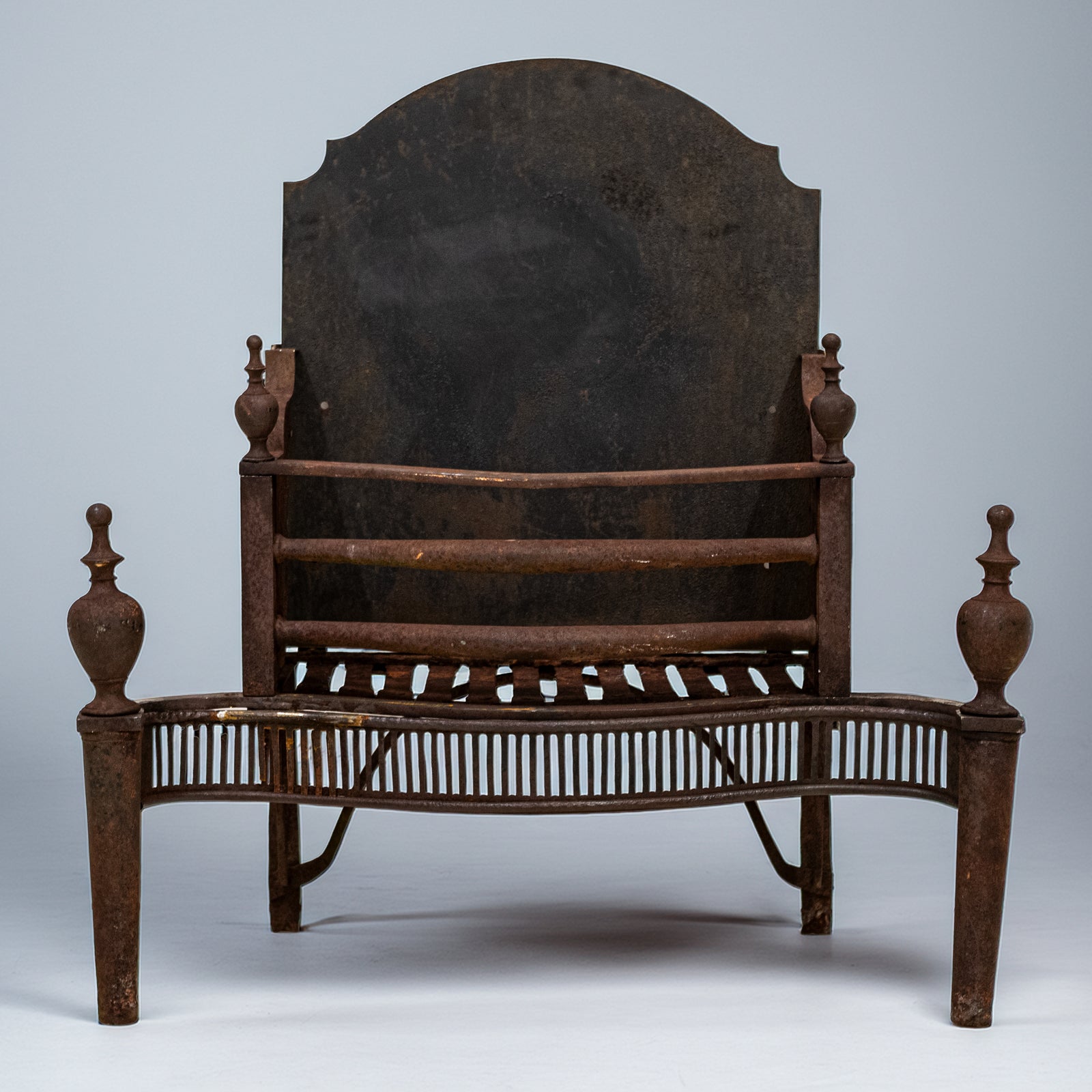 Antique Georgian Fire Basket | 18th Century Adam's Style Fire Grate | The Architectural Forum