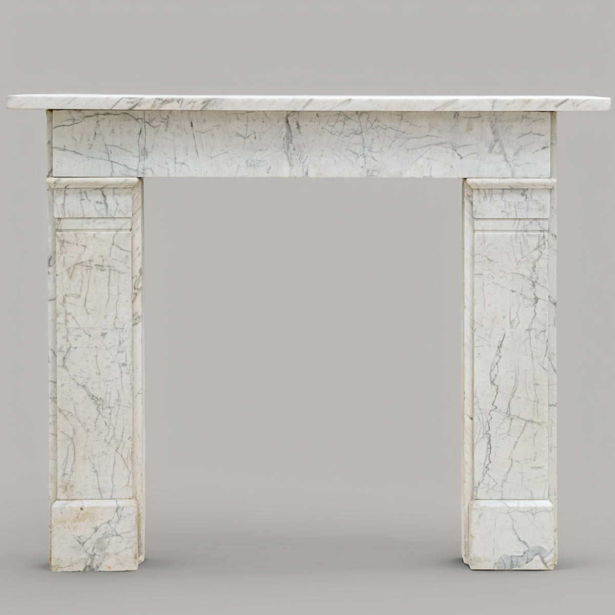 Antique Late Carrara Marble Fireplace Surround | The Architectural Forum