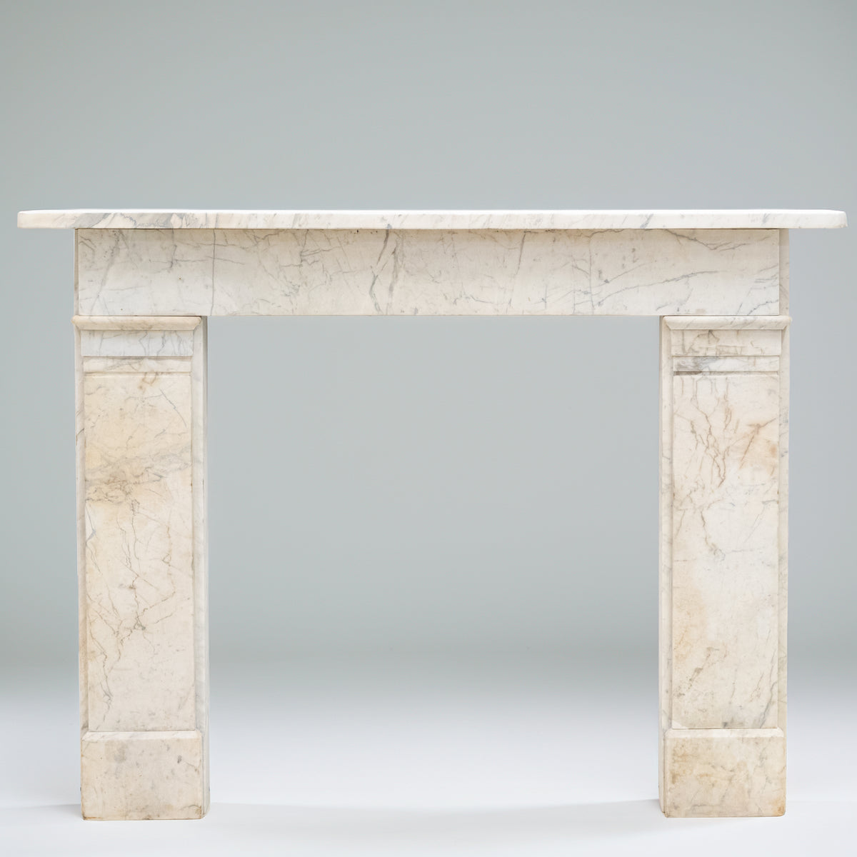 Antique Late Georgian Carrara Marble Fireplace Surround | The Architectural Forum