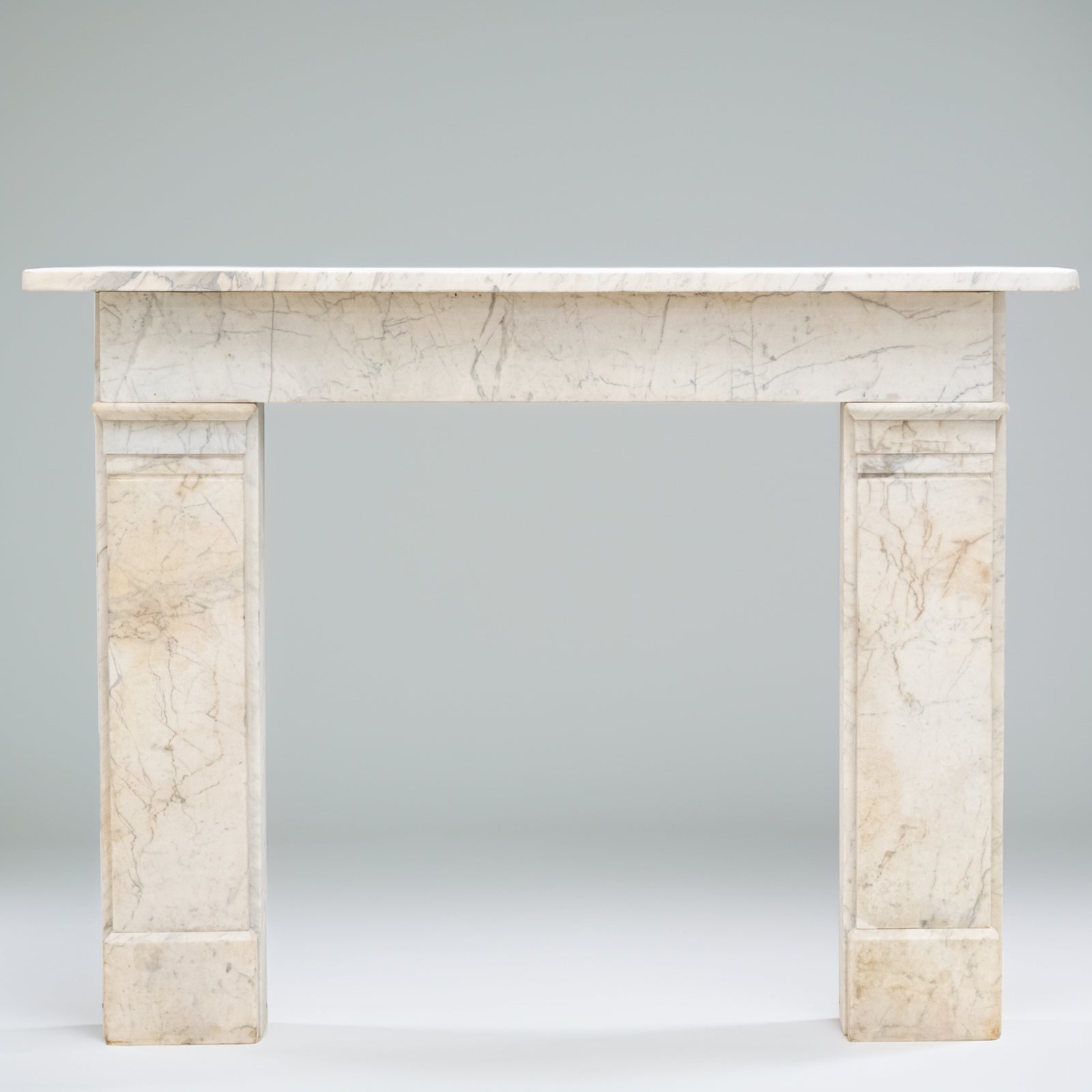 Antique Late Georgian Carrara Marble Fireplace Surround | The Architectural Forum