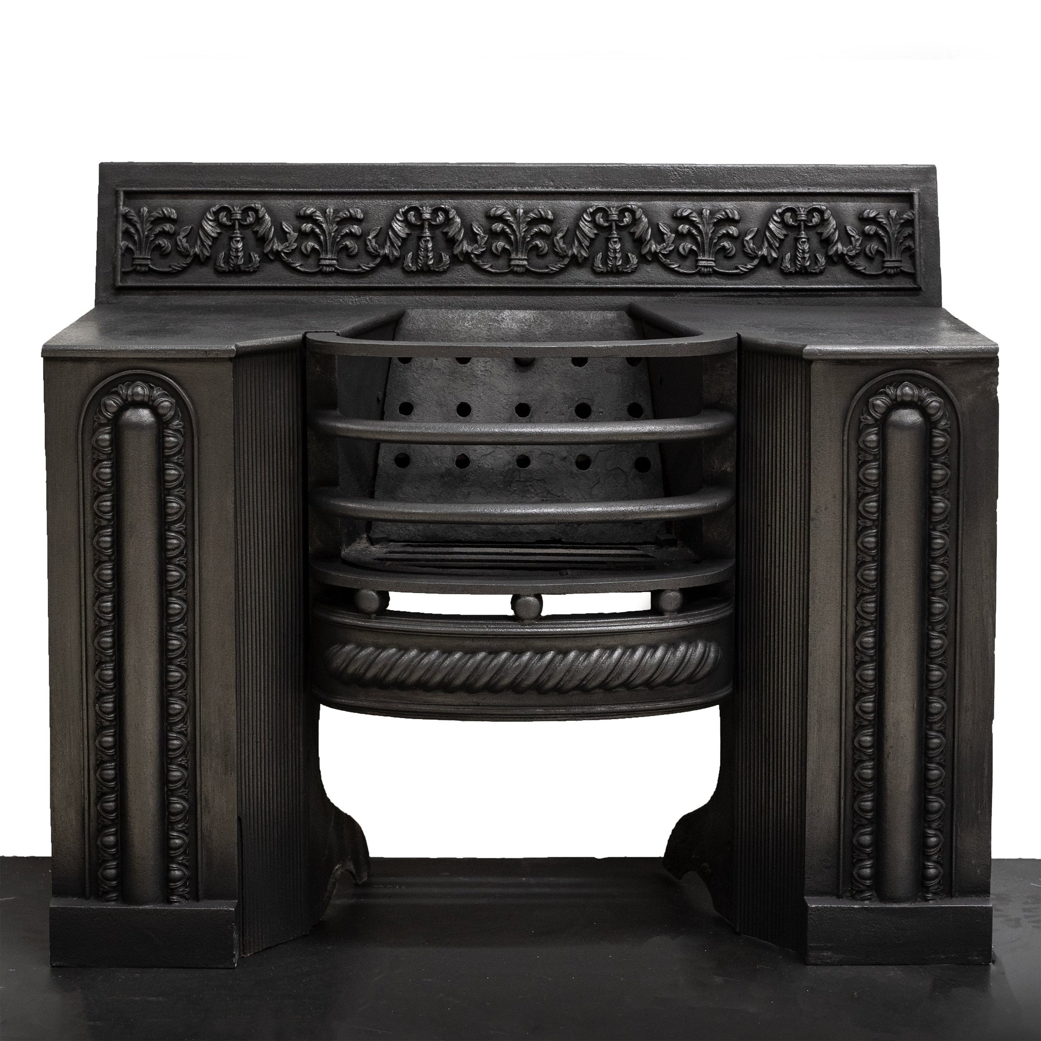 Antique Georgian Cast Iron Hob Grate - The Architectural Forum