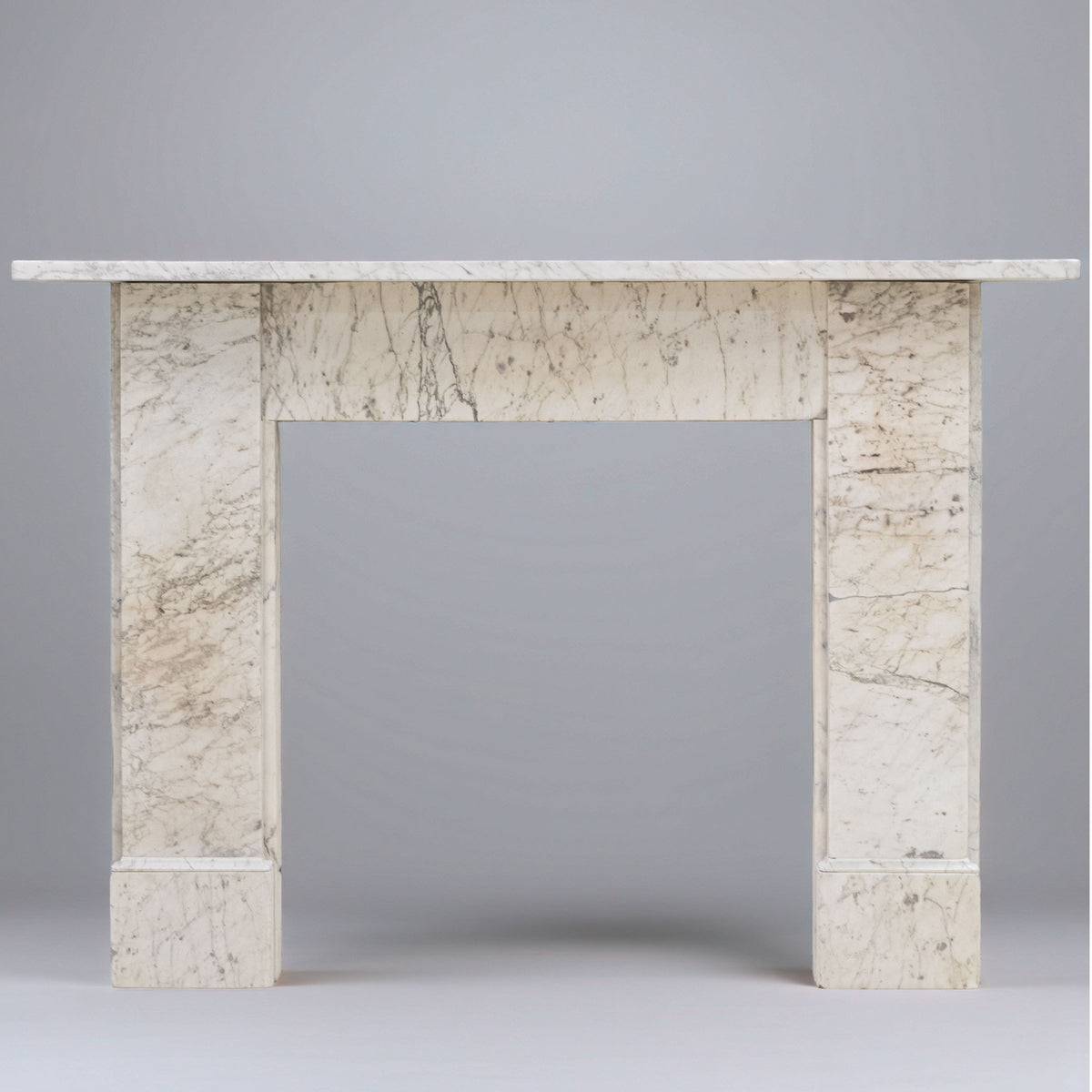 Antique Carrara Marble Late Georgian Fireplace Surround