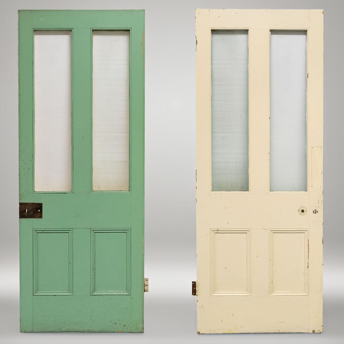 Antique Victorian Glazed Door