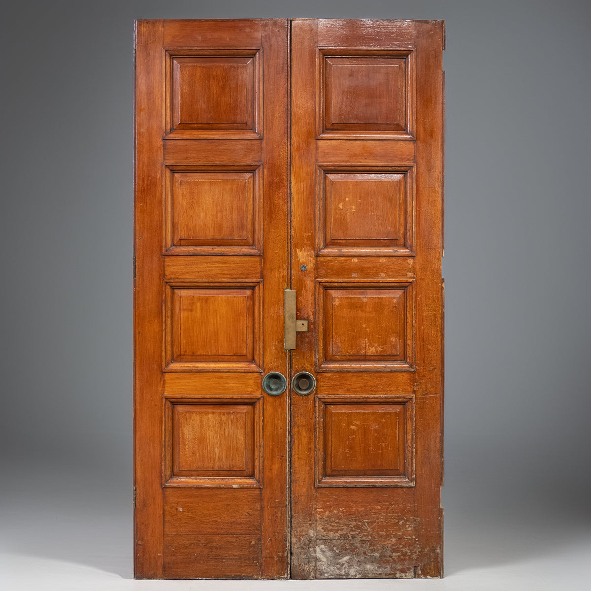 Large Teak Double Doors Reclaimed from Clothworkers Hall London