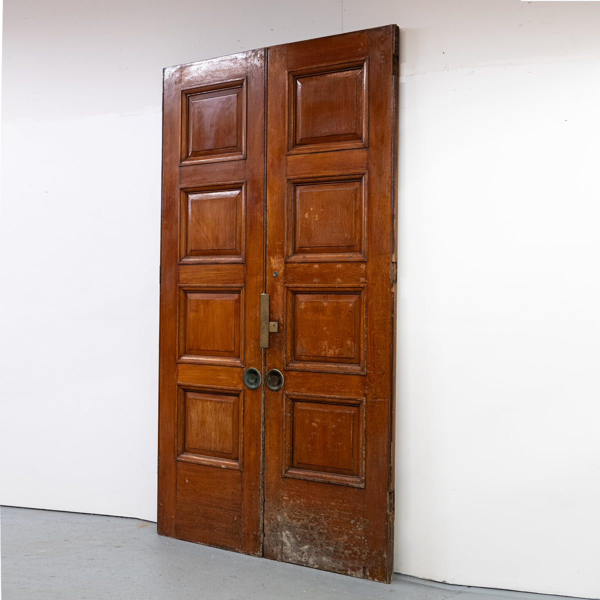 Large Teak Double Doors Reclaimed from Clothworkers Hall London