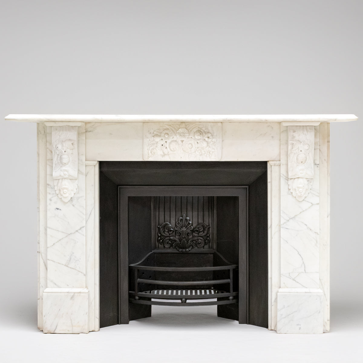 Antique Victorian Marble Carved Corbel Fireplace Surround | The Architectural Forum