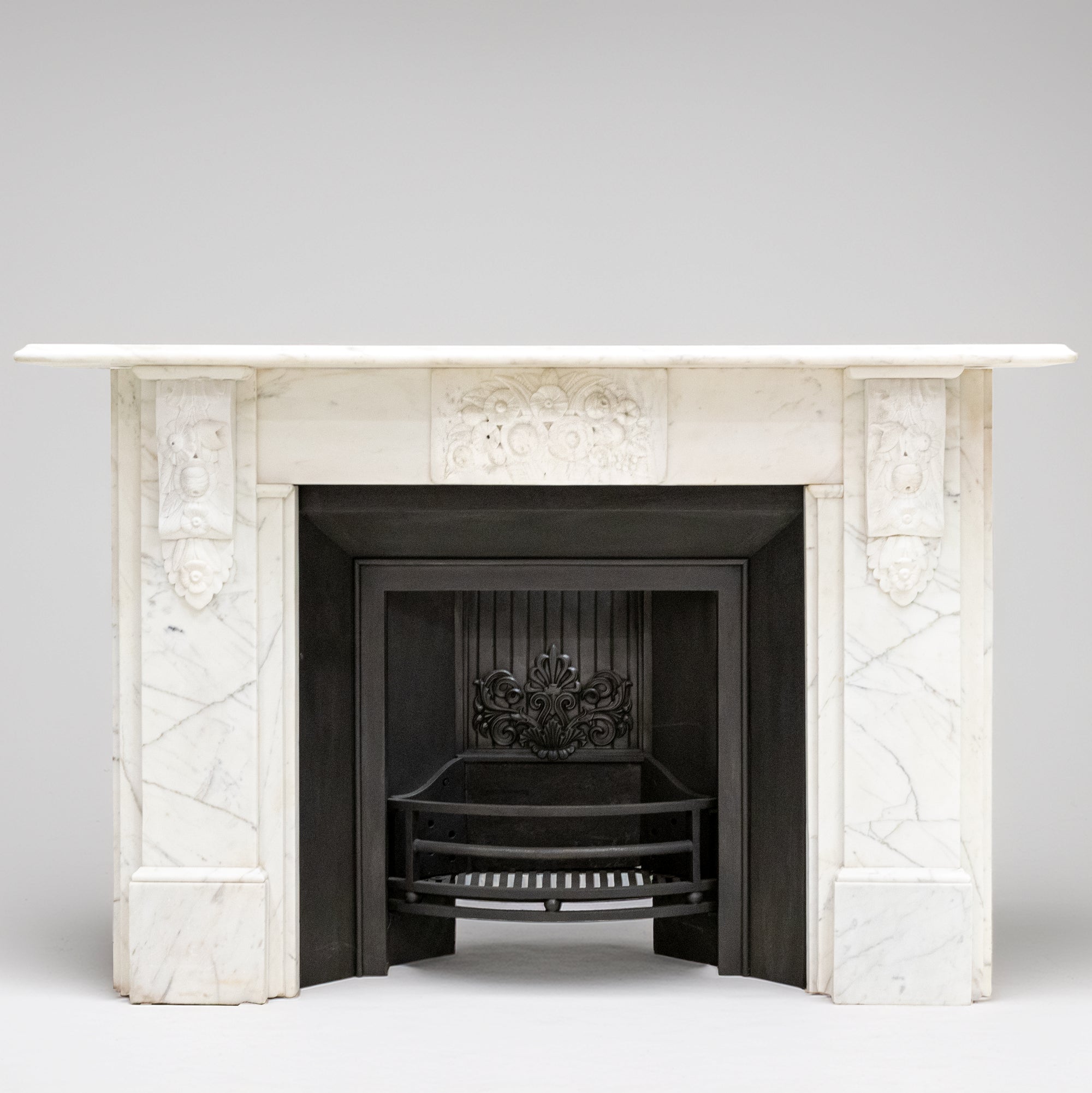 Antique Victorian Marble Carved Corbel Fireplace Surround | The Architectural Forum
