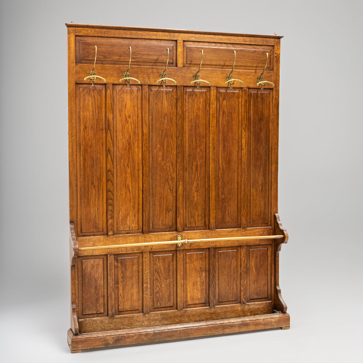Large Antique Hall Stand | Coat Rack Boot Room