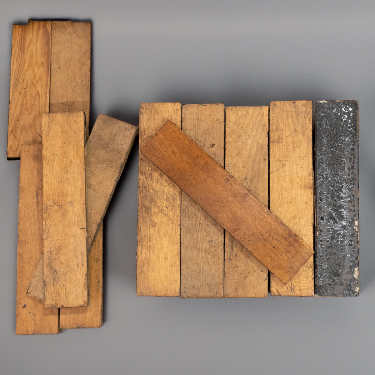 Reclaimed Oak Parquet Flooring 44 Square Metres | The Architectural Forum