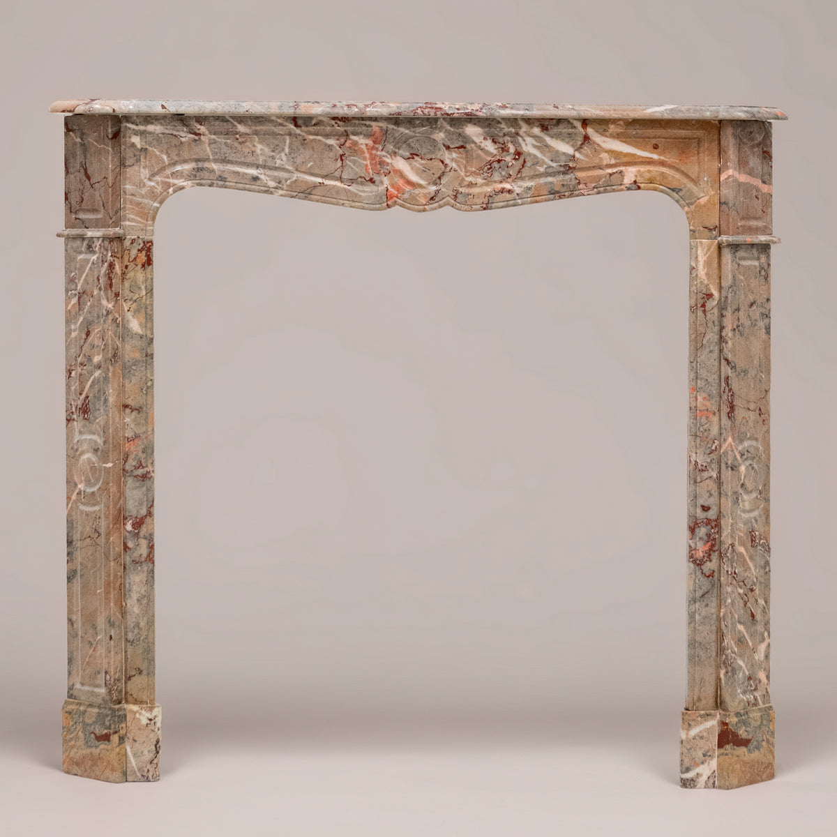 Antique French Style Louis Pompadour ashburton Marble Fireplace | The Architectural Forum
