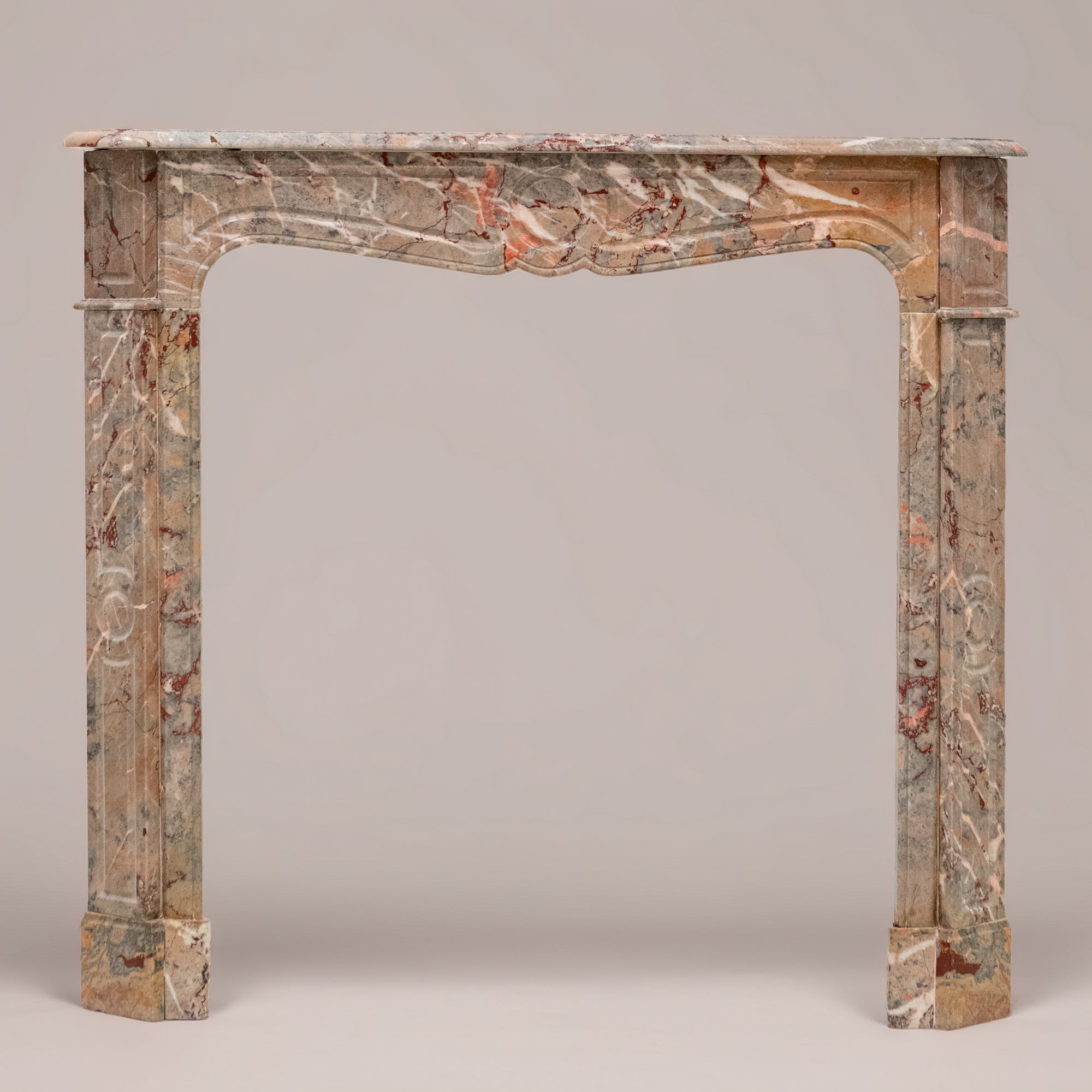 Antique French Style Louis Pompadour ashburton Marble Fireplace | The Architectural Forum