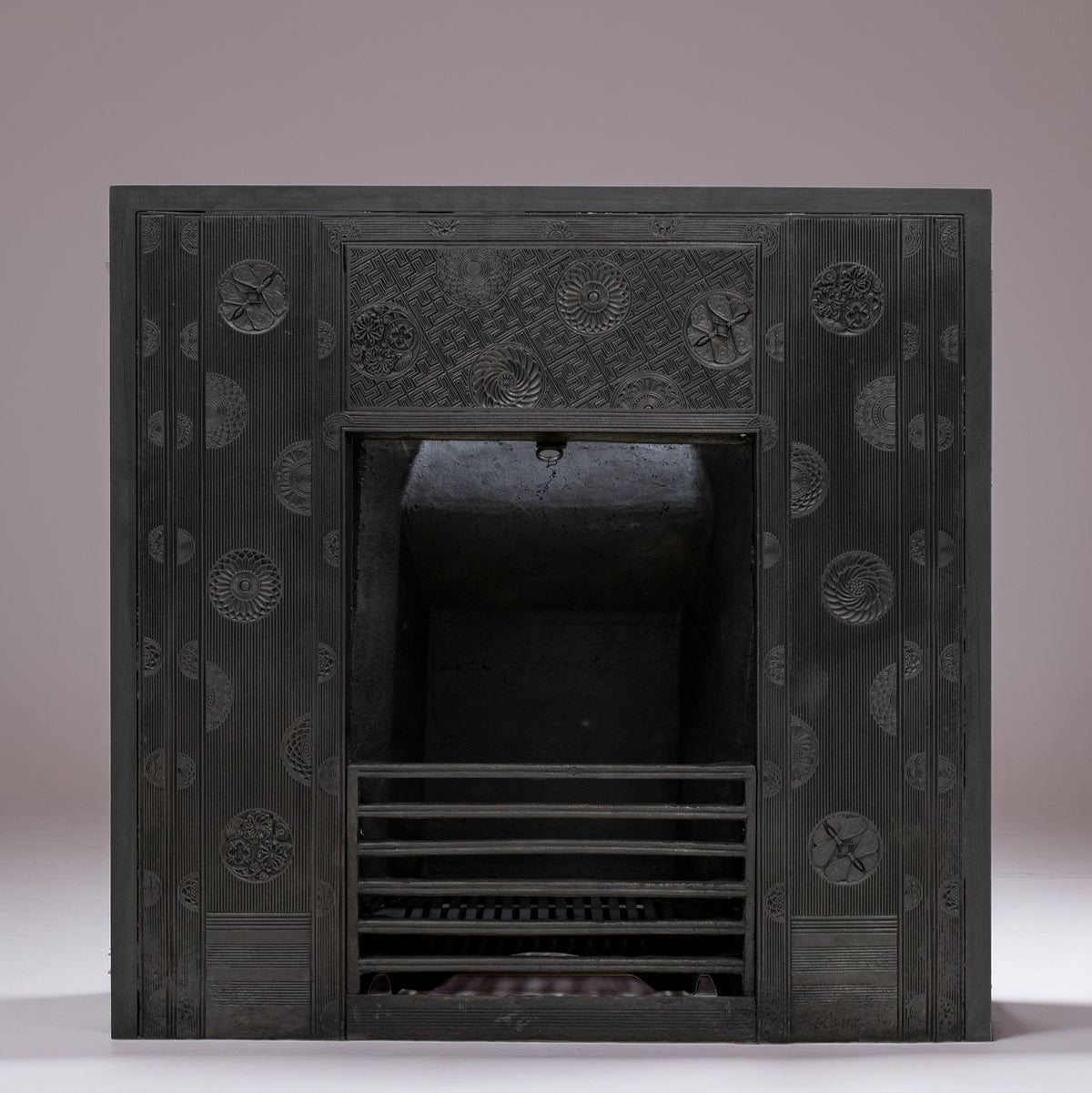 Antique Thomas Jeckyll Cast Iron Fireplace Insert | The Architectural Forum