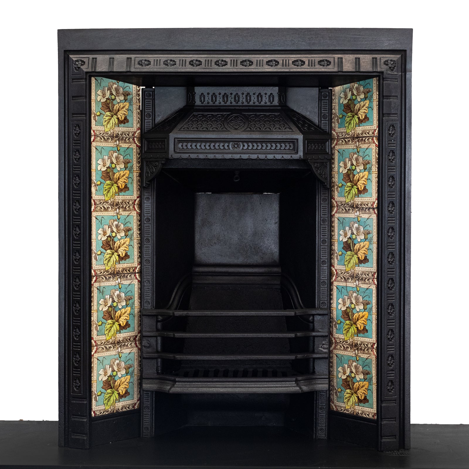 Antique Victorian Tiled Fireplace Insert | The Architectural Forum
