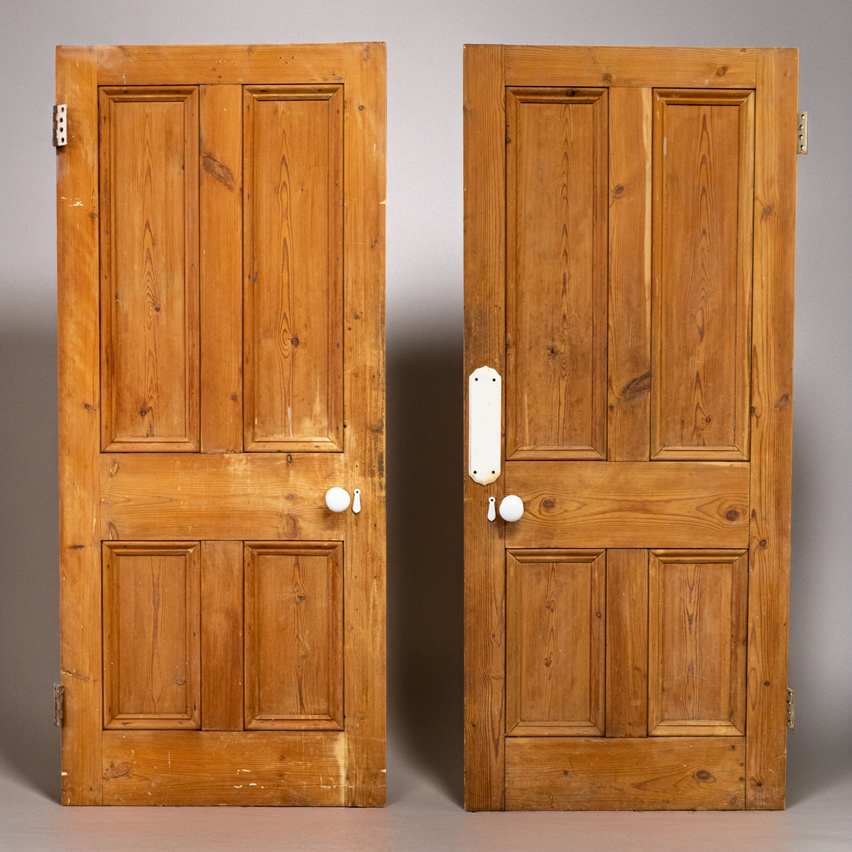Antique 4 Panel Stripped Door 194cm x 83cm | The Architectural Forum