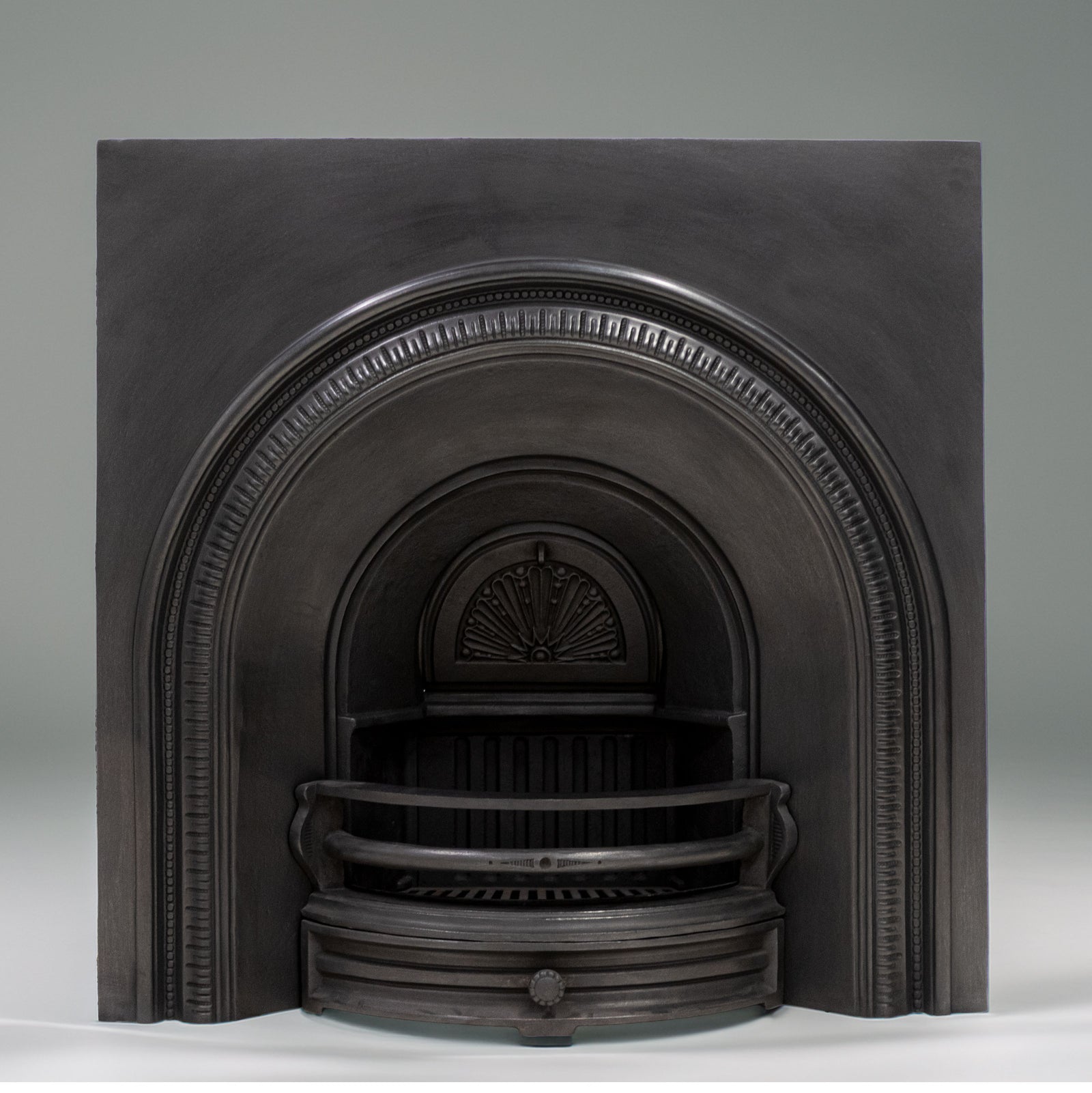 Antique Cast Iron Arched Fireplace Insert | The Architectural Forum