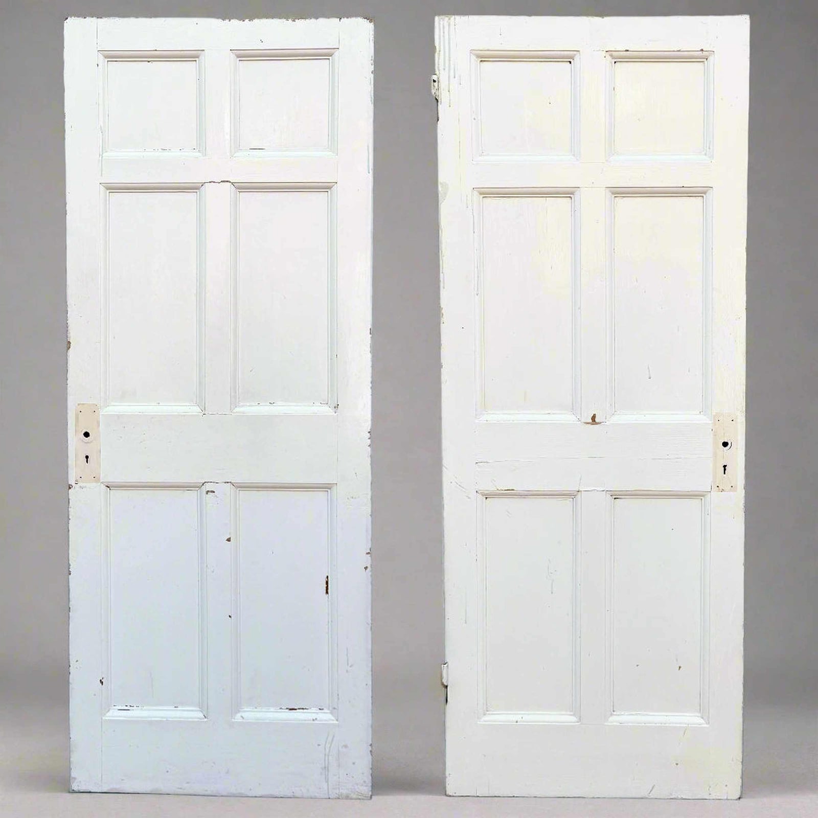 Antique Georgian 6 Panel Door - 195.5cm x 76cm | The Architectural Forum