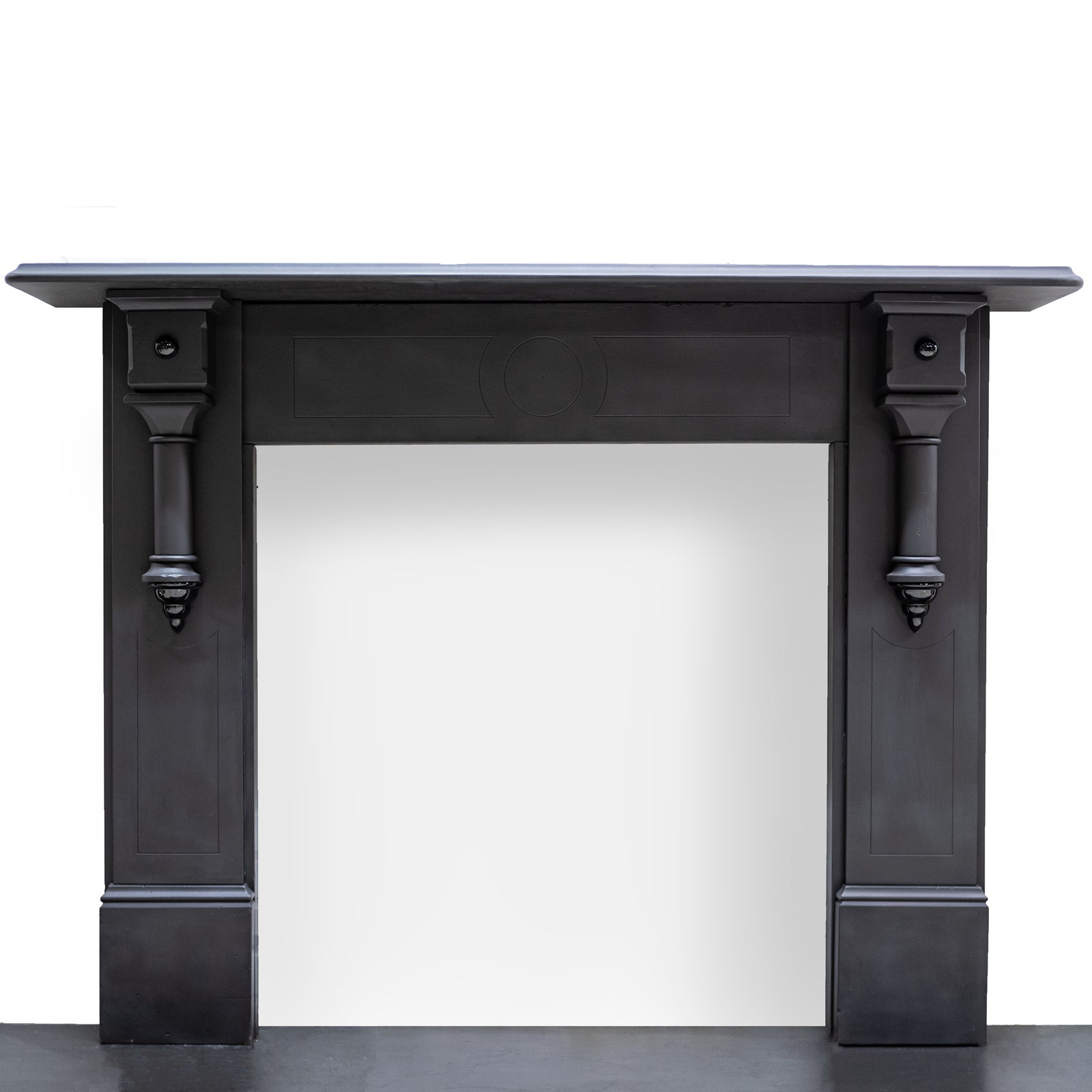 Antique Victorian Slate Fireplace Surround With Corbels | The Architectural Forum