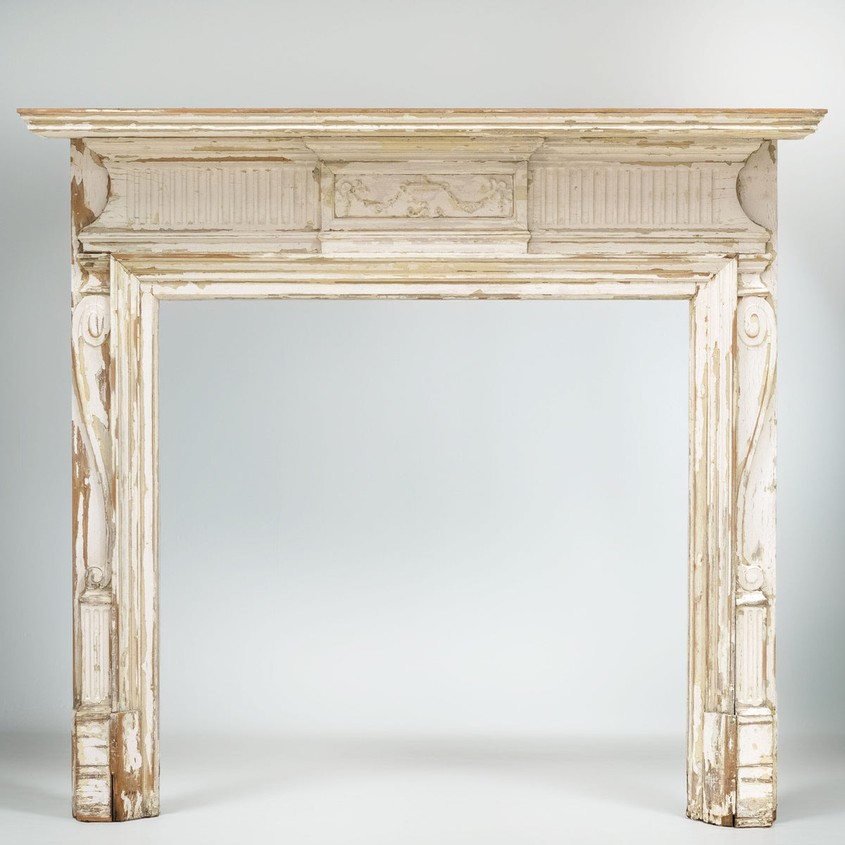 Large Antique Wooden Fireplace Surround | The Architectural Forum