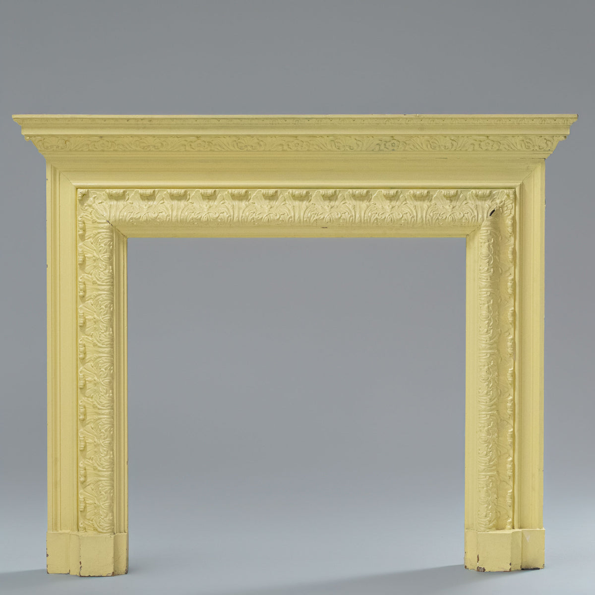 Antique Victorian Wooden Fireplace Surround