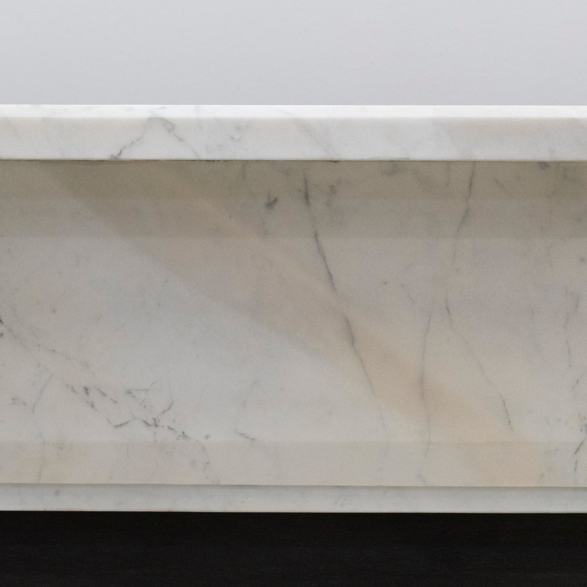 Antique Late Gerogian Early Victorian Carrara Marble Fireplace Surround | The Architectural Forum
