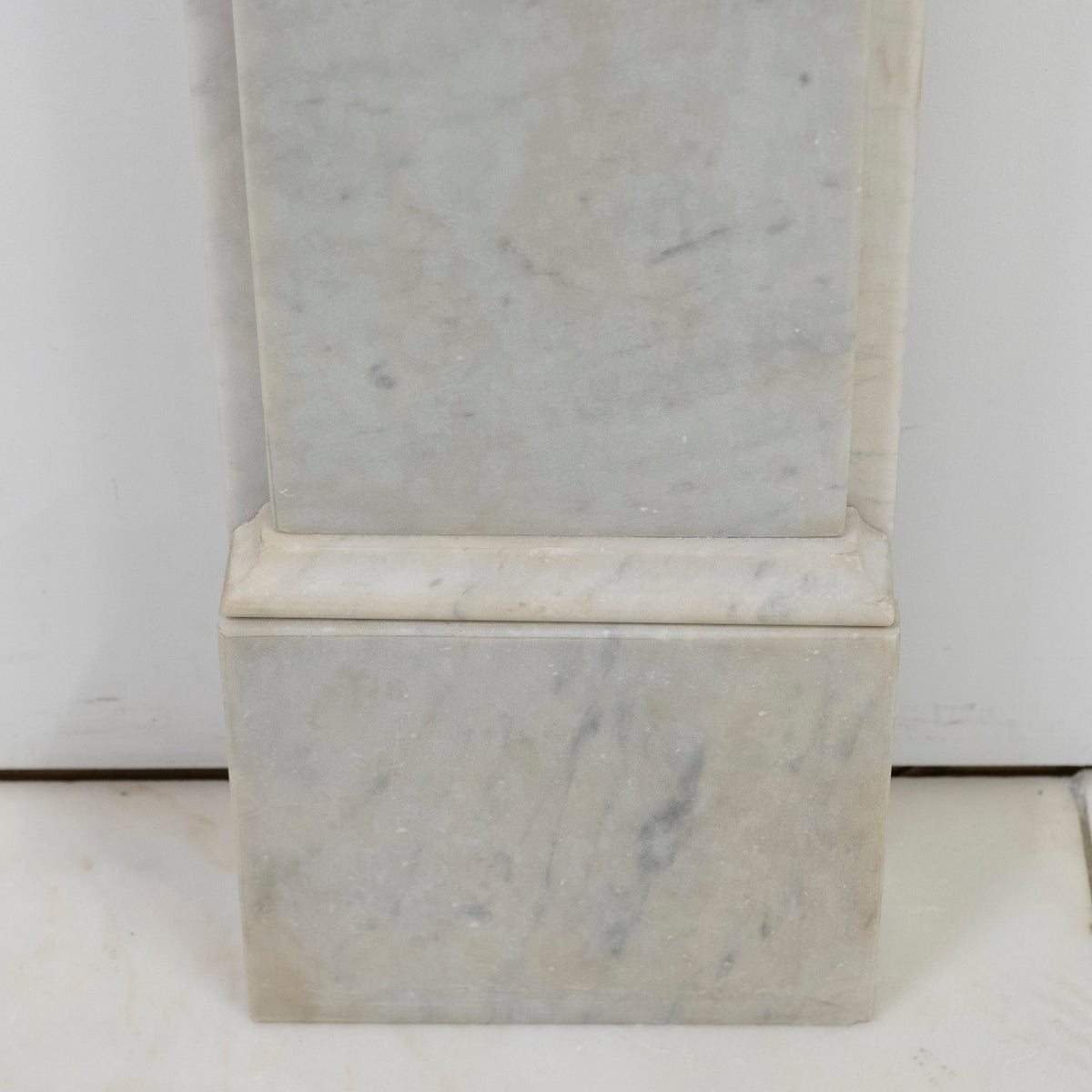 Antique Carrara Marble Fireplace Surround with Corbels | The Architectural Forum