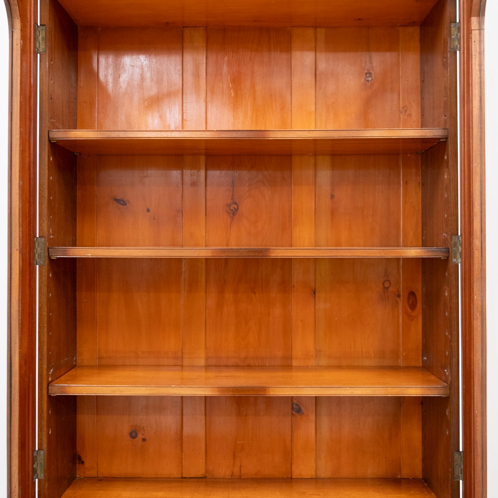 Antique Victorian Burr Walnut Dresser | Glazed Display Cabinet | The Architectural Forum