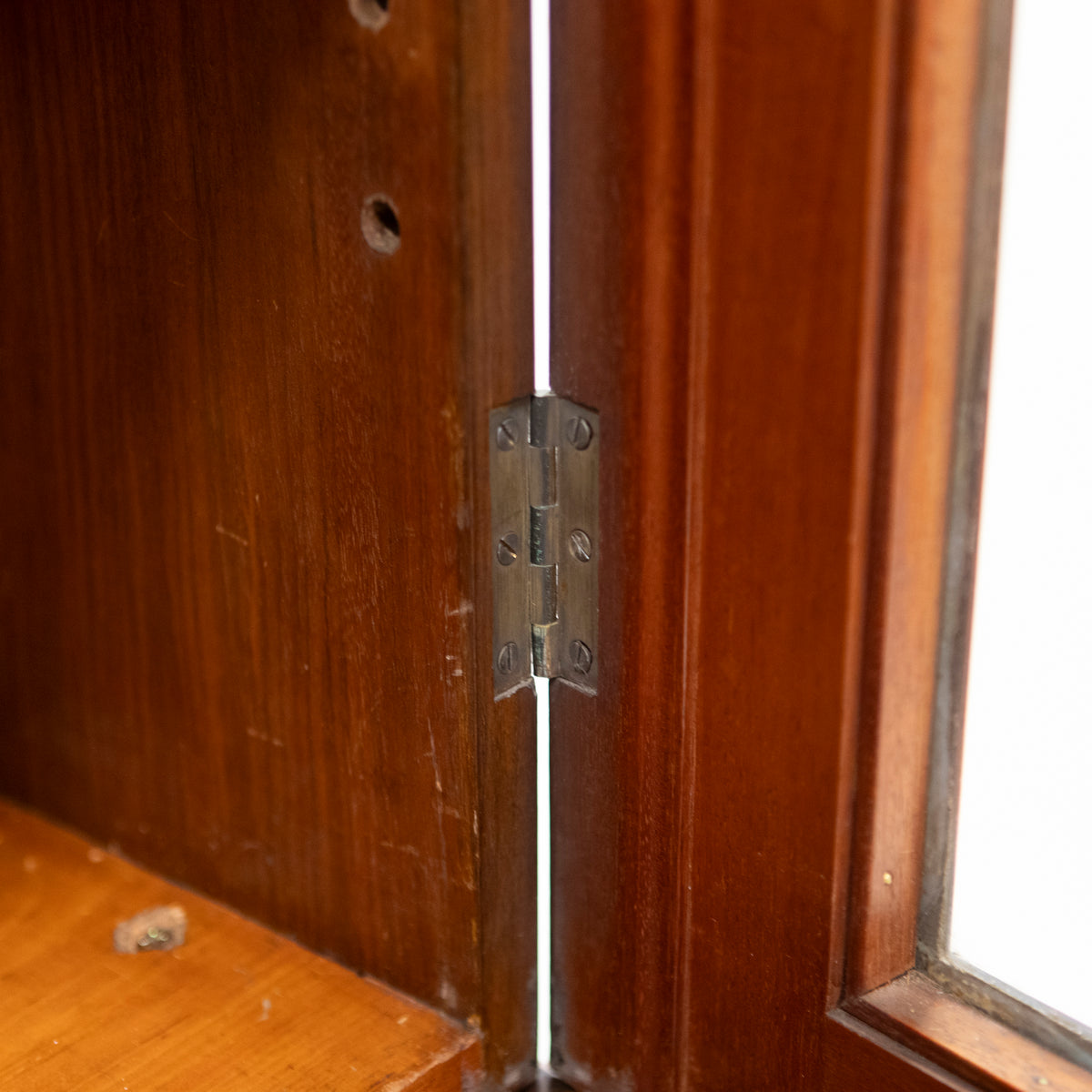 Antique Victorian Burr Walnut Dresser | Glazed Display Cabinet | The Architectural Forum