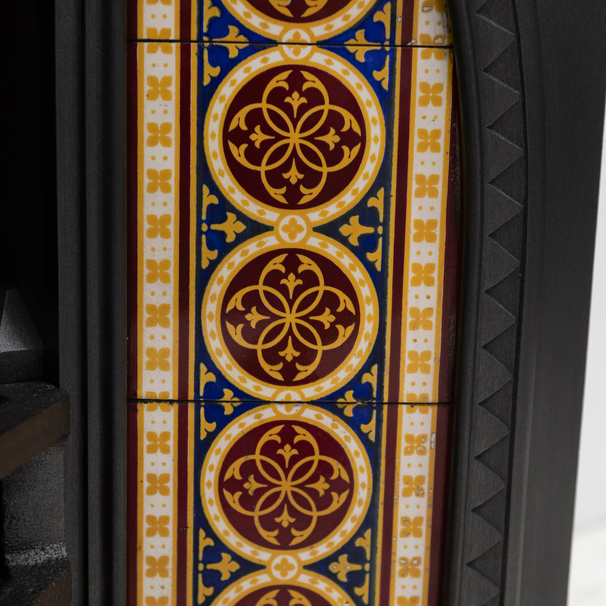 Rare Victorian Arched Tiled Insert with Minton Tiles | The Architectural Forum