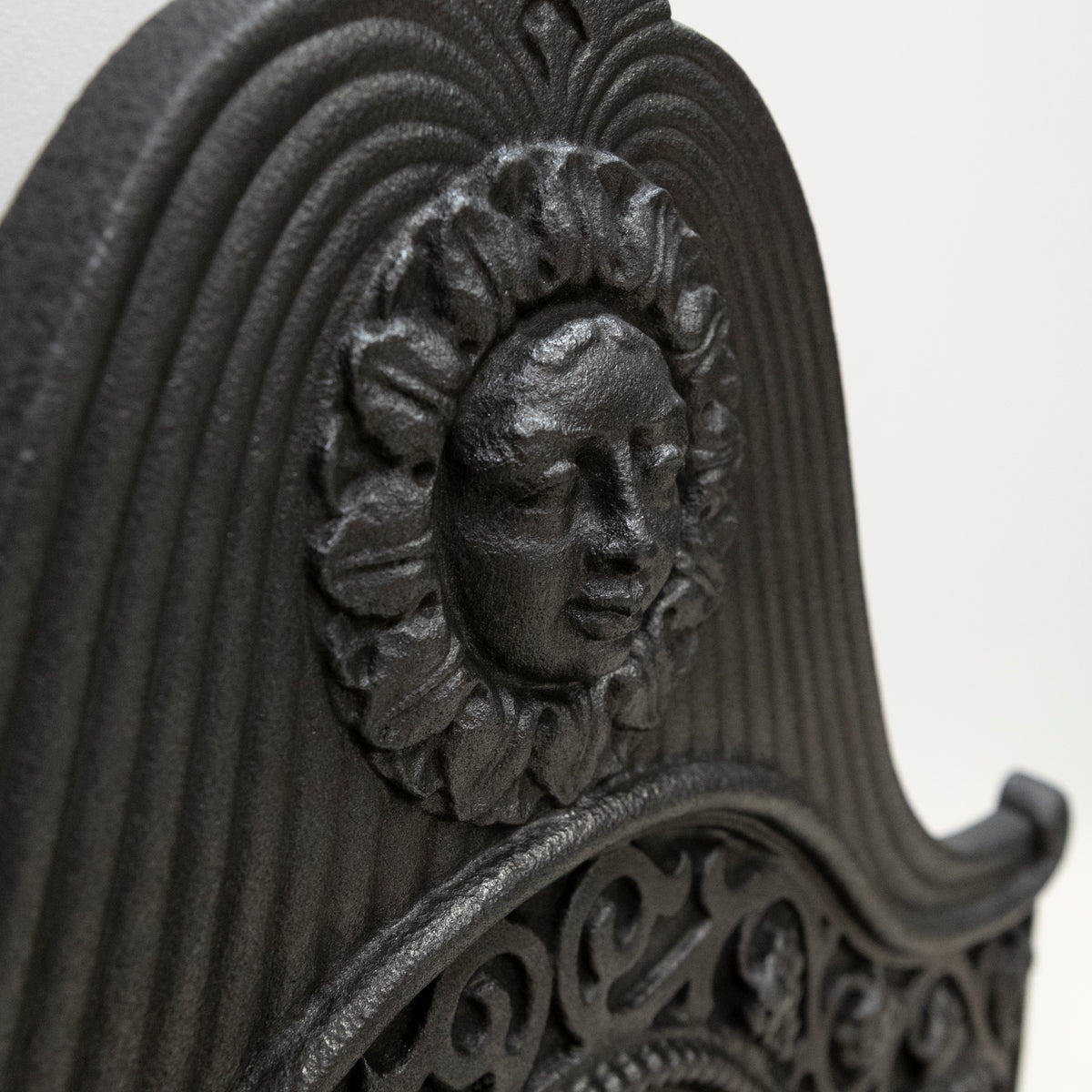 Large Antique Arts & Crafts Fire Basket with Finials | The Architectural Forum