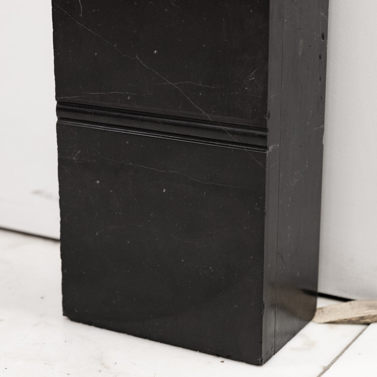 Antique Georgian Belgian Black Marble Fire Surround | Pair Available | The Architectural Forum