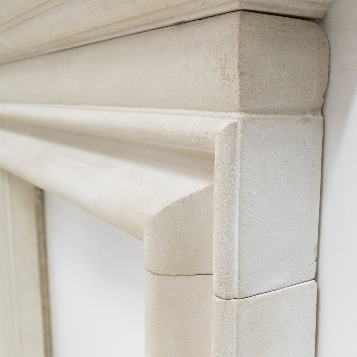 Reclaimed Stone Fireplace Surround | The Architectural Forum