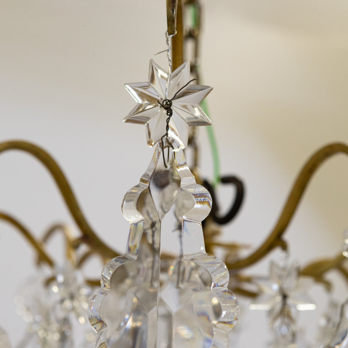 Monumental 16 Arm French Louis XV Style Gilt Brass & Crystal Chandelier | The Architectural Forum