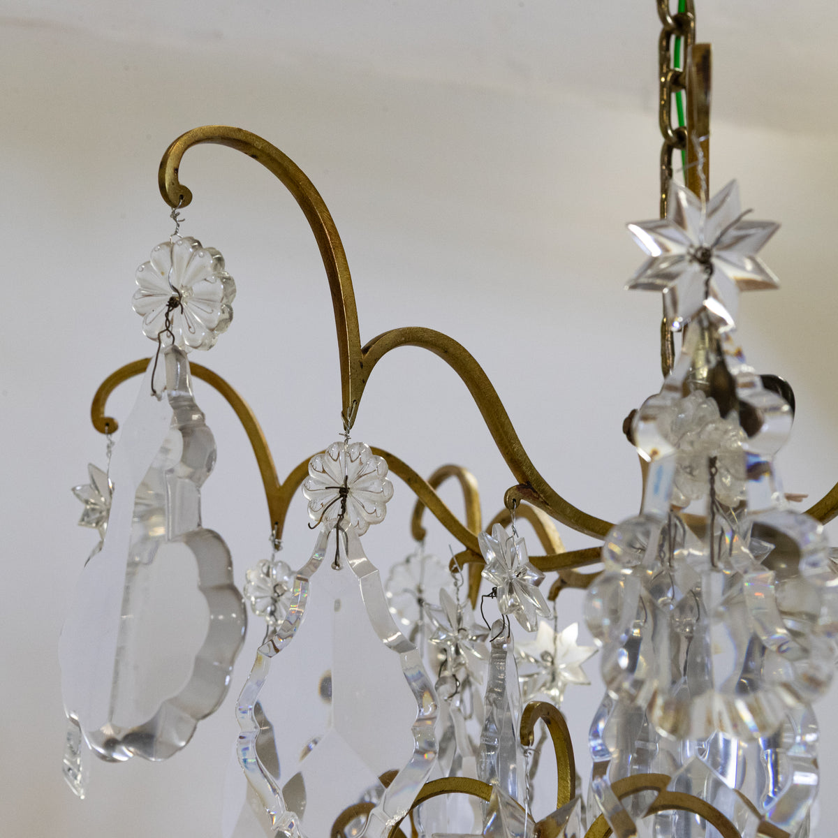 Monumental 16 Arm French Louis XV Style Gilt Brass & Crystal Chandelier | The Architectural Forum