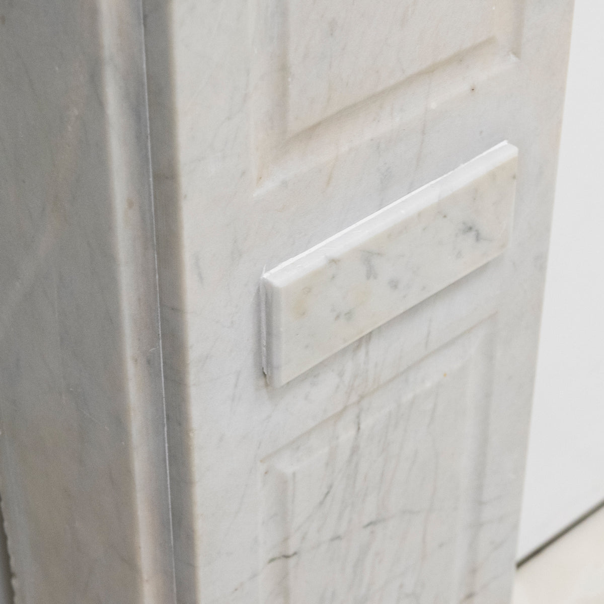 Antique Carrara Marble Fireplace Surround | The Architectural Forum